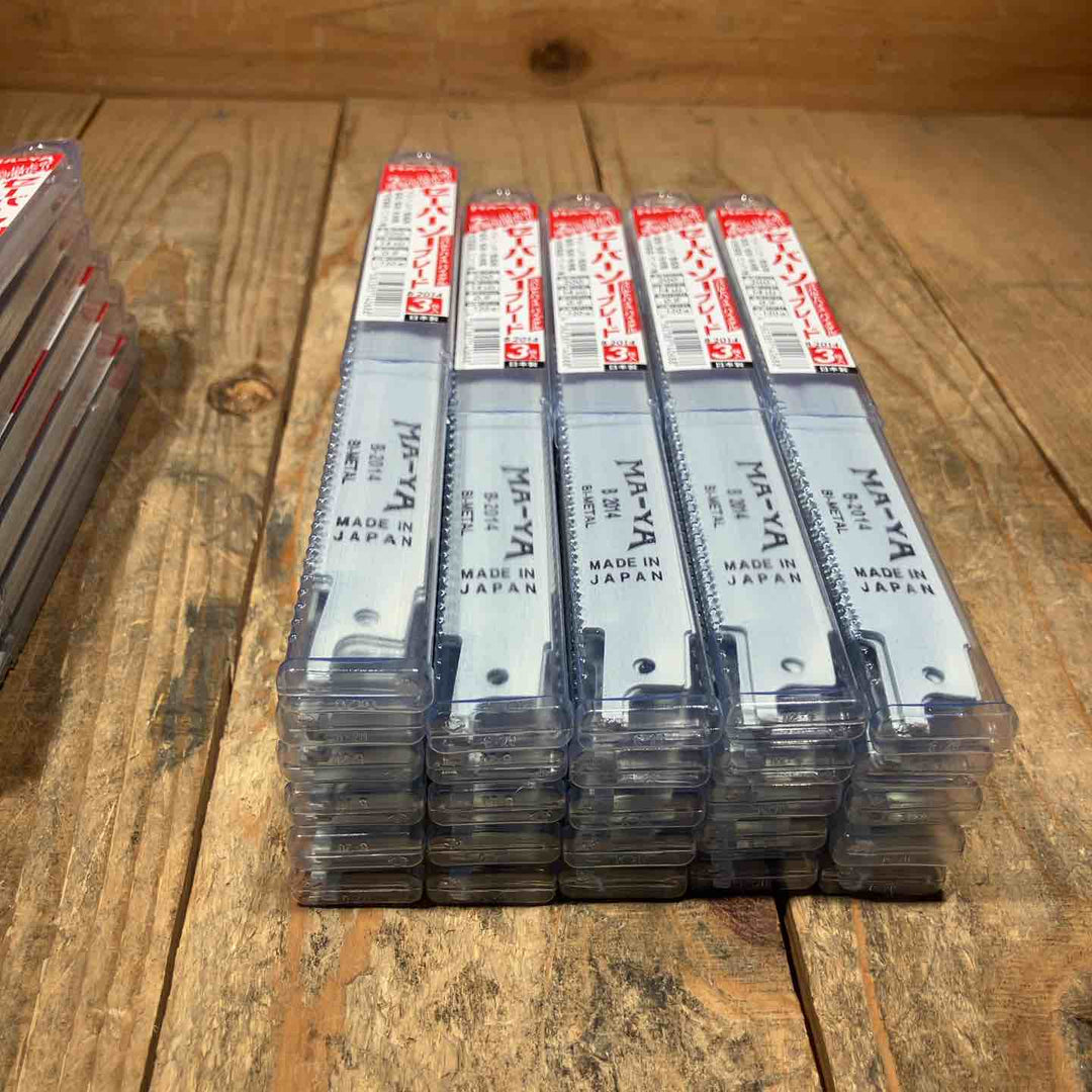 マヤ工業(MA-YA) セーバソーブレード 替刃3枚入 B1514*37+B2014*26 計63セット(合計189枚) ステンレス パイプ用【所沢店】