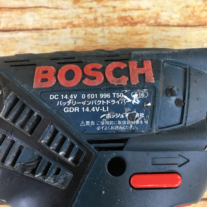 〇ボッシュ(BOSCH) コードレスインパクトドライバ GDR14.4V-LIN【川崎店】