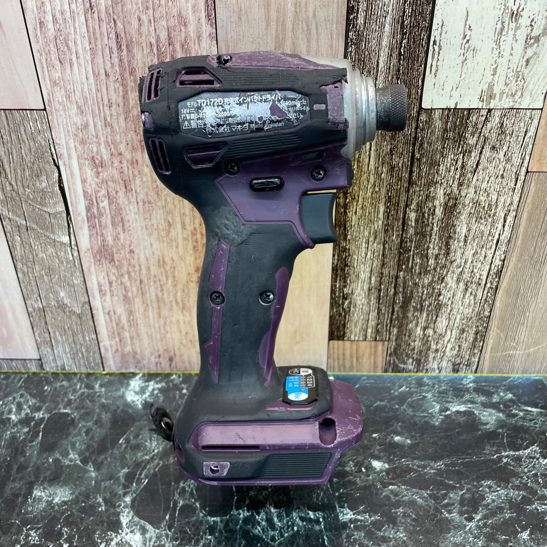 マキタ TD172D 充電式インパクトドライバー パープル 1円~ 新 マキタ TD172D 充電式インパクトドライバー パープル 1円~ 新