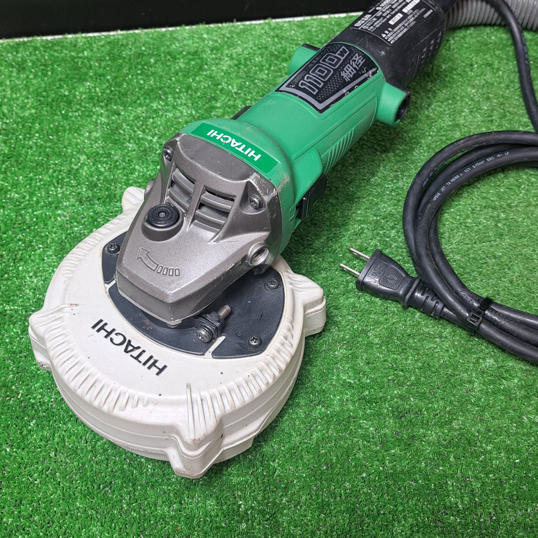 ☆ハイコーキ(HIKOKI ※旧:日立工機) 100mmディスクグラインダ G10SL6 ダイヤモンドカップホイール用集じんアダプタ(0033-3997)付【岩槻店】