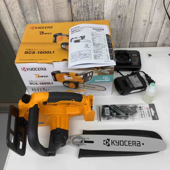 ◇リョービ(Ryobi) 充電式チェンソー BCS-1800L1 616900A【戸田店】