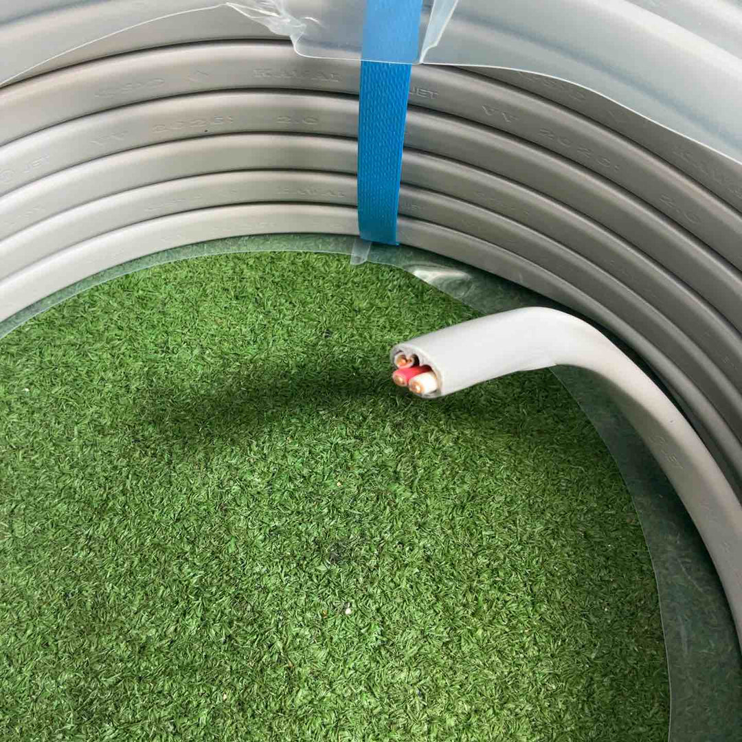 【未使用品】 カワイ電線 VVFケーブル 3芯×2.0mm 黒・白・赤 26年9月製 【藤沢店】