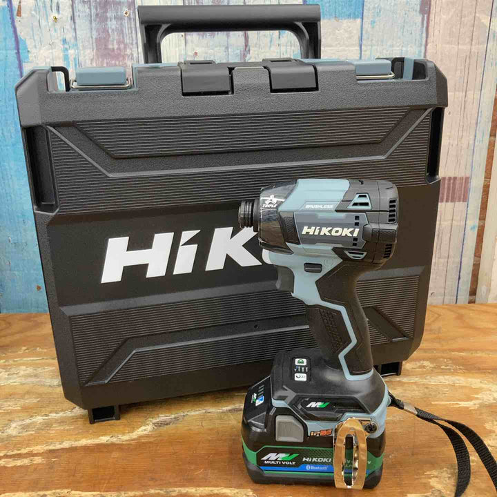 【未使用品】★ハイコーキ(HIKOKI ※旧:日立工機) コードレスインパクトドライバー WH36DD(2XHSZ)(IG) 限定色 36V フルセット【柏店】