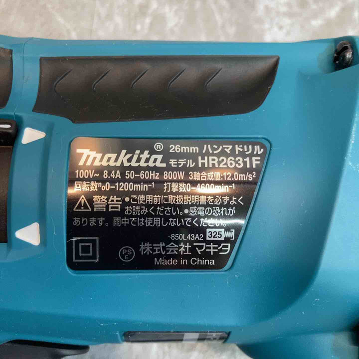 【未使用品】マキタ makita 26mm ハンマドリル HR2631F ケース汚れあり 取説なし【八潮店】