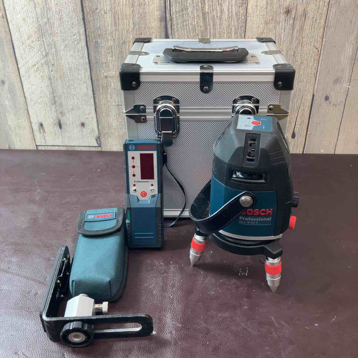 【中古品】ボッシュ(BOSCH) 電子整準方式 ・レーザー墨出し器 GLL8-40E レッドラインレーザー【東大和店】