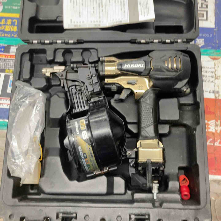 ★ハイコーキ(HIKOKI ※旧:日立工機) 高圧エア釘打ち機 NV65HR2(S)【戸田店】