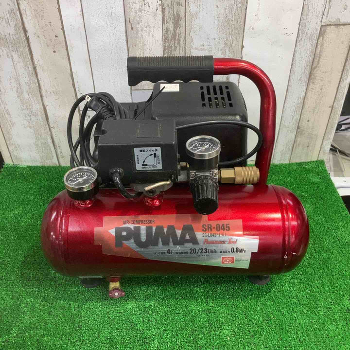 ◇藤原産業 (SK11) オイルレス エアーコンプレッサー SR-045 タンク容量 4L SR-L04SPT-01【町田店】