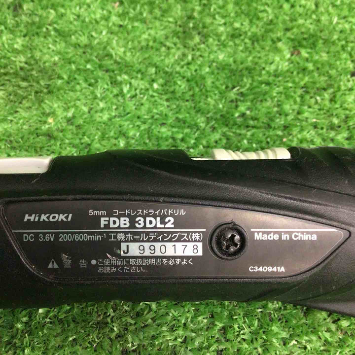 【現状品】 ハイコーキ/HiKOKI コードレスドライバドリル FDB3DL2(2LCS) 【鴻巣店】
