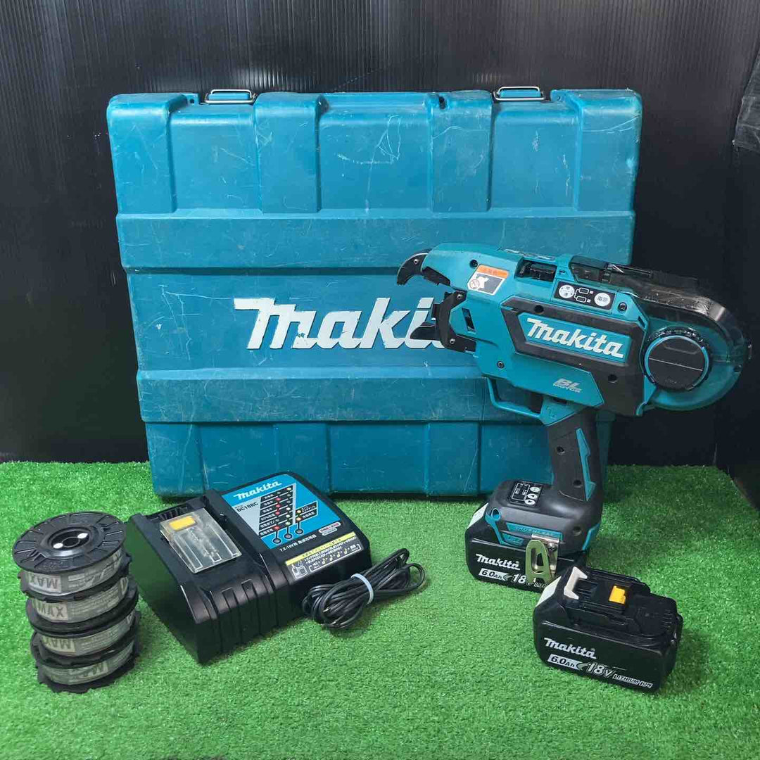【中古品】★マキタ(makita) コードレス鉄筋結束機 リバータイア TR180DRGX ◇タイワイヤ34巻おまけ付♪【岩槻店】