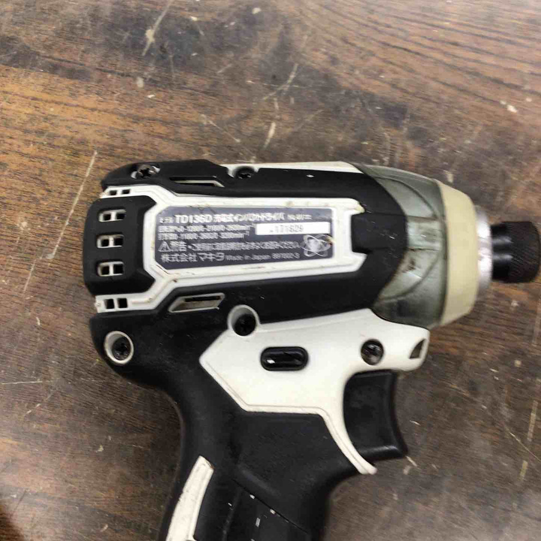 ☆マキタ(makita) コードレスインパクトドライバー TD136DZW【戸田店】