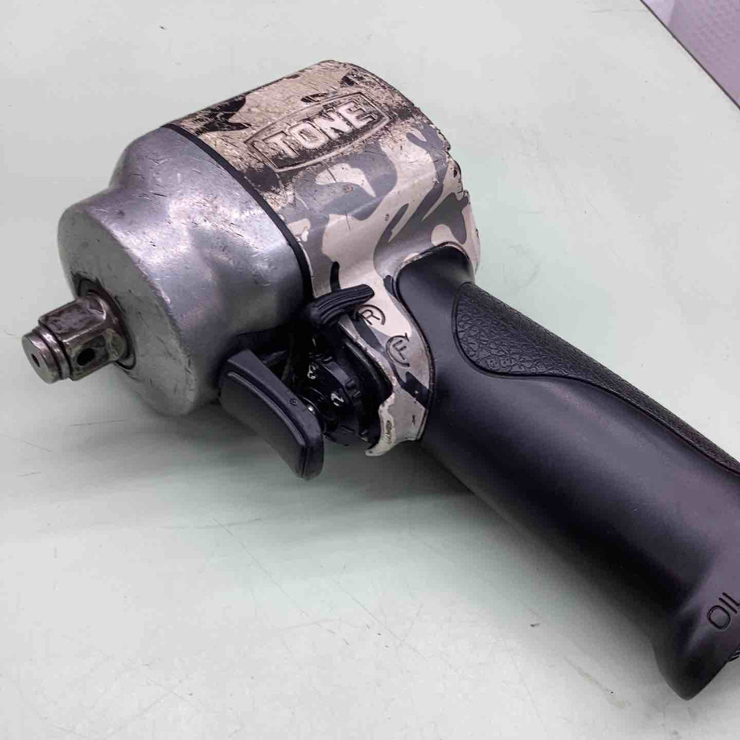 トネ(TONE) エアーインパクトレンチ アングルショートタイプ AI4201WCM 差込角12.7mm(1/2") 700N･m ホワイトカモフラージュ ボルト 超軽量 DIY タイヤ　【越谷店】