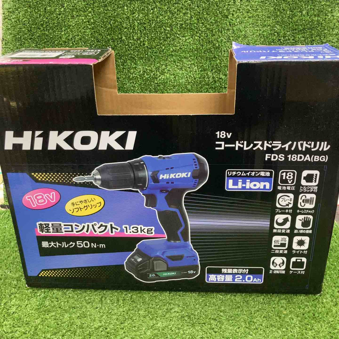 ◇HiKOKI(ハイコーキ) 18V コードレス ドライバドリル チャック  充電器 FDS18DA【川崎店】