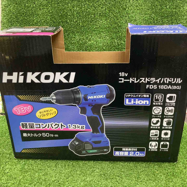 ◇HiKOKI(ハイコーキ) 18V コードレス ドライバドリル チャック  充電器 FDS18DA【川崎店】
