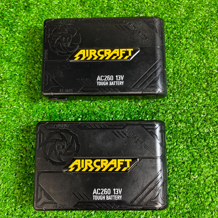 ◇空調服 バートル 黒ファン＋新型13V黒バッテリーセット AC260+AC270 エアークラフト【越谷店】