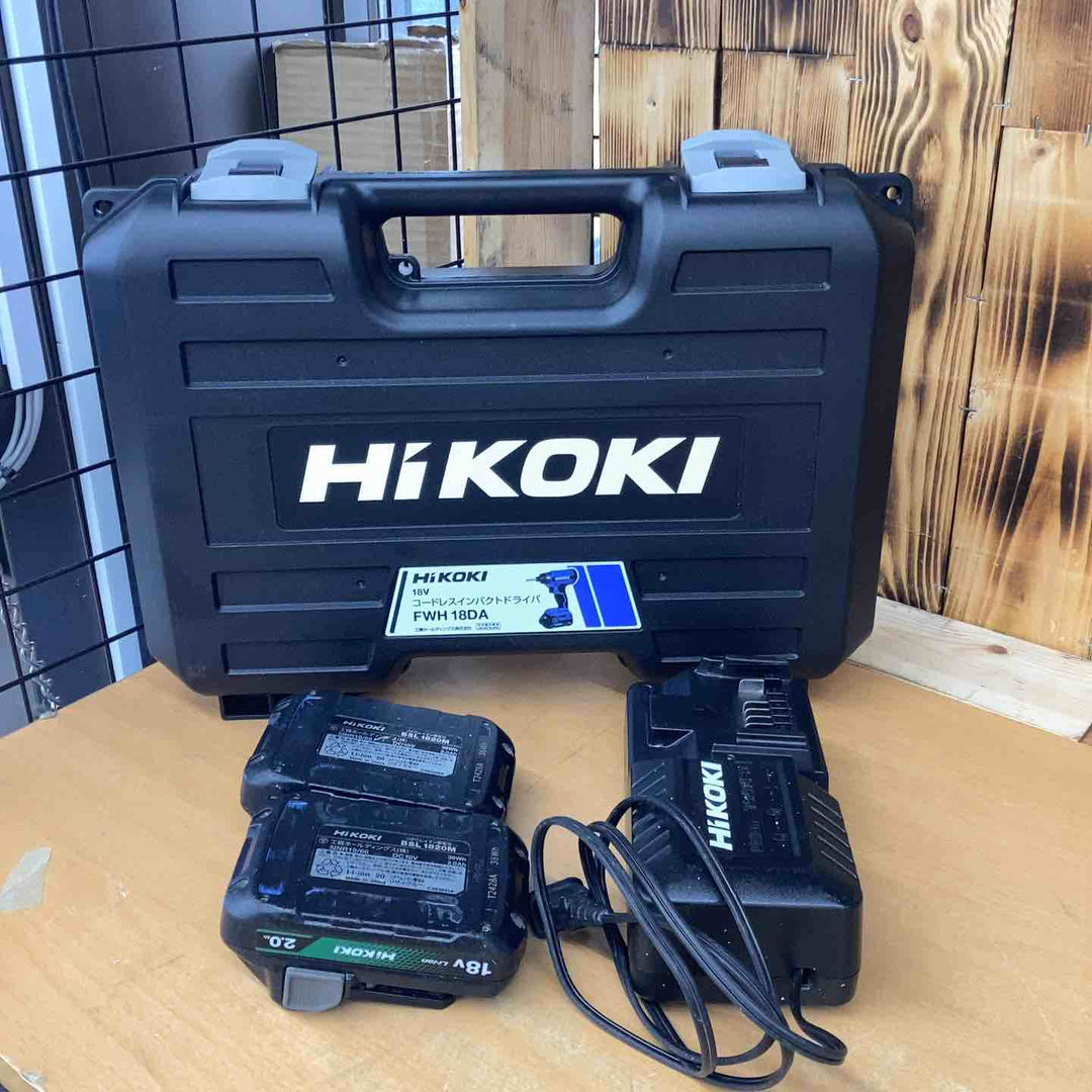 ◇ハイコーキ(HIKOKI ※旧:日立工機) コードレスインパクトドライバ FWH18DA(2BG)【越谷店】