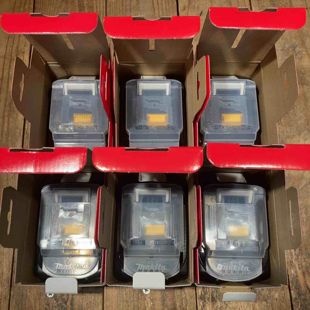 【未使用品】純正品 マキタ makita リチウムイオンバッテリー 18V/6.0Ah BL1860B 6個セット【所沢店】