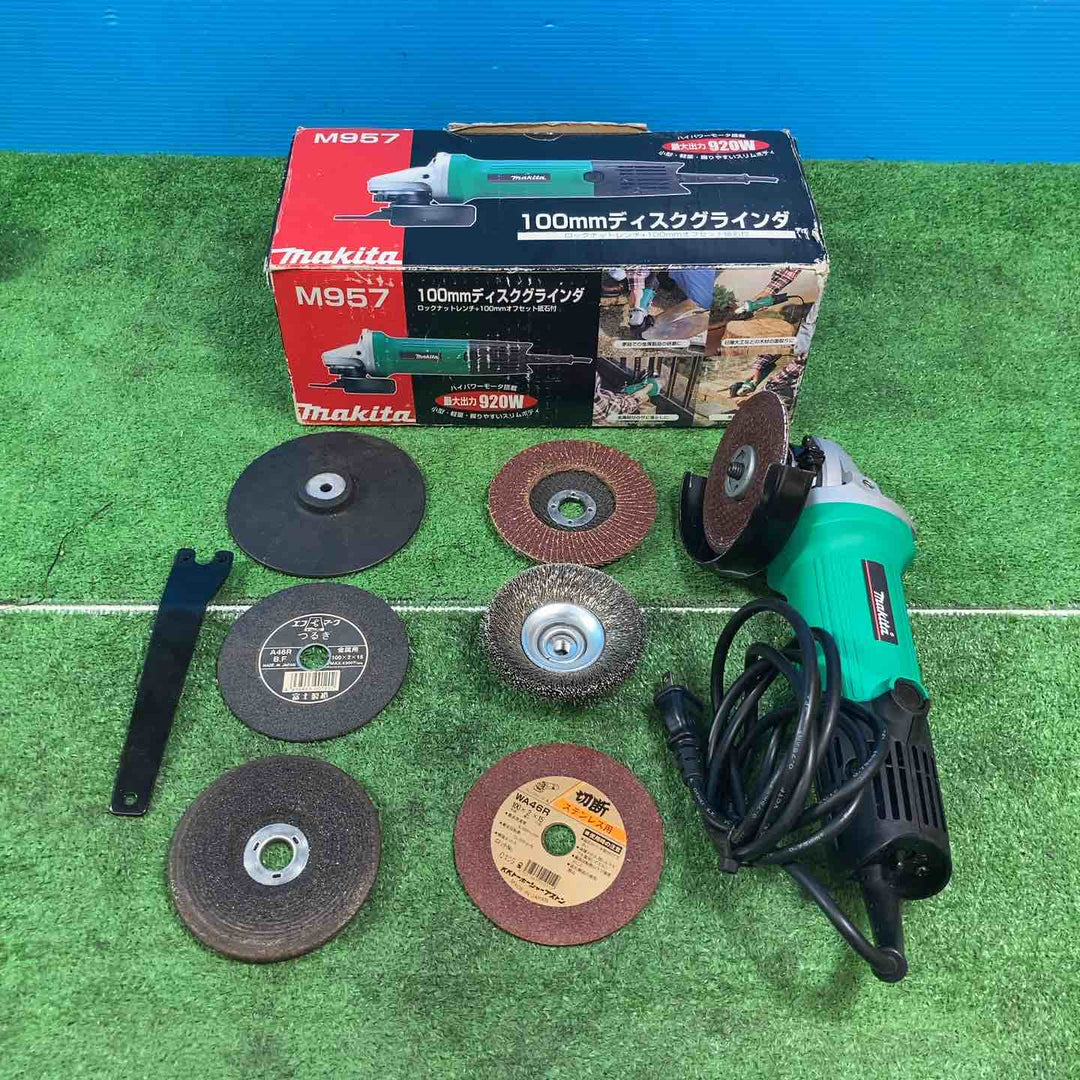マキタ工具５点セット！インパクトドライバ M695、ドライバドリル MDF347、ディスクグラインダ M957、電気チェンソー M503、カンナ M191【岩槻店】