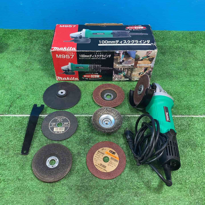 マキタ工具５点セット！インパクトドライバ M695、ドライバドリル MDF347、ディスクグラインダ M957、電気チェンソー M503、カンナ M191【岩槻店】