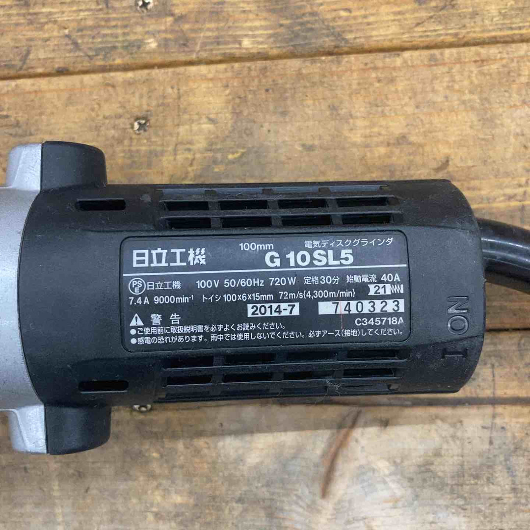 ◇ハイコーキ(HIKOKI ※旧:日立工機) 100mm ディスクグラインダー G10SL5【所沢店】