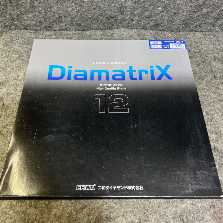 DiamatriX ディアマトリックス 12インチ 305mm 乾式 ダイヤモンドブレード DE-1 【桶川店】