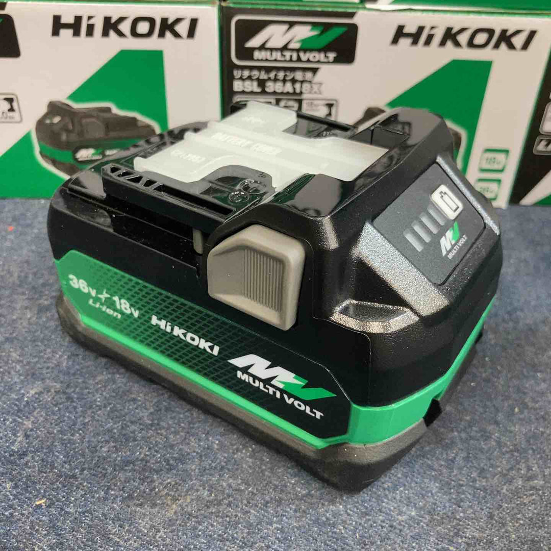 ハイコーキ(HIKOKI ※旧:日立工機) リチウムイオンバッテリー 36V/2.5Ah BSL36A18X 10個セット【八潮店】