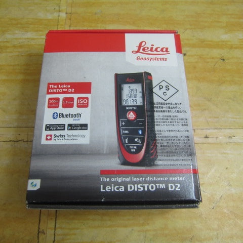 ライカ(Leica) レーザー距離計 DISTO D2BT Bluetooth機能搭載モデル【川崎店】