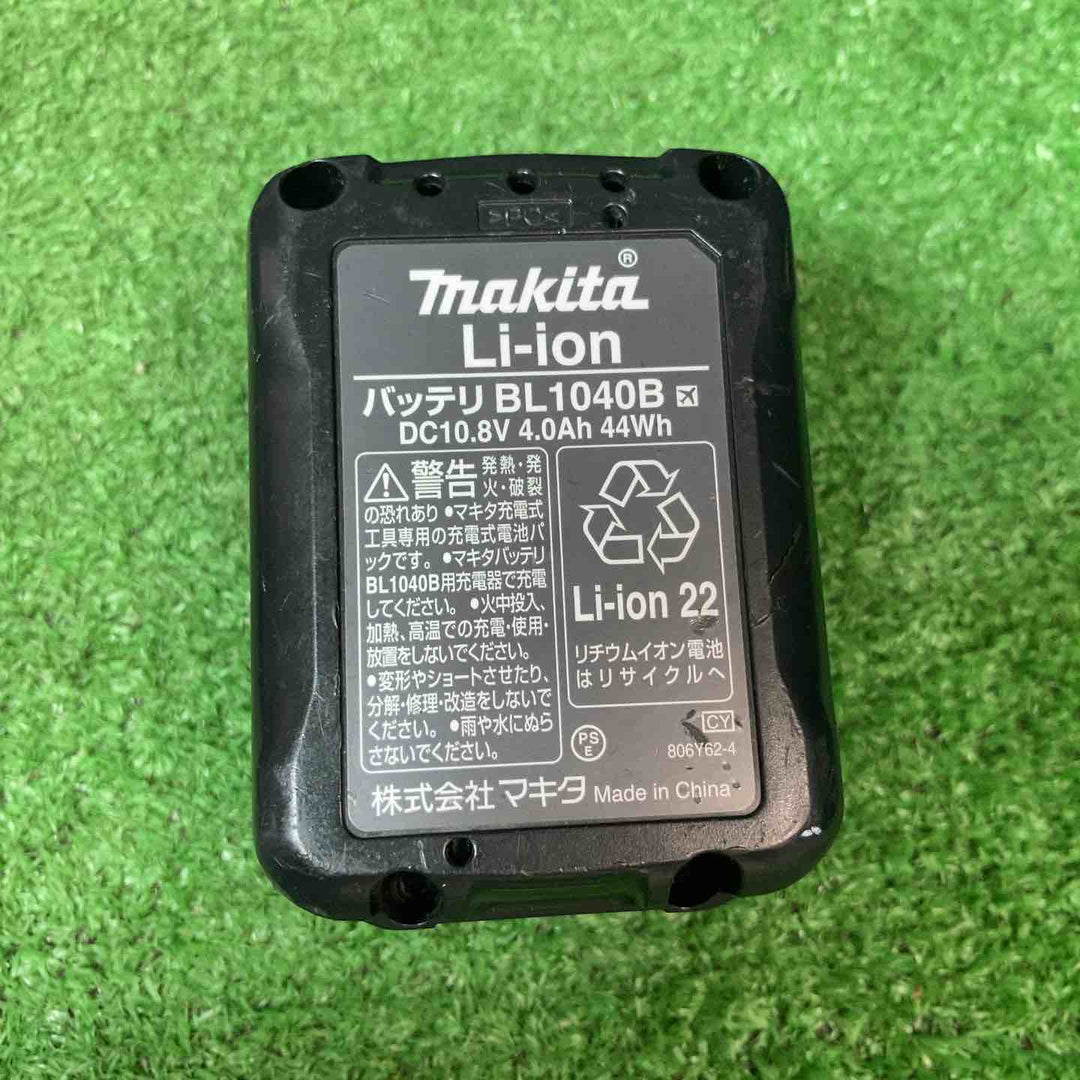 【現状品】◇マキタ(makita) コードレスインパクトドライバー TD111DZB 充電器、バッテリー×1(10.8V/4.0Ah) 付き【岩槻店】