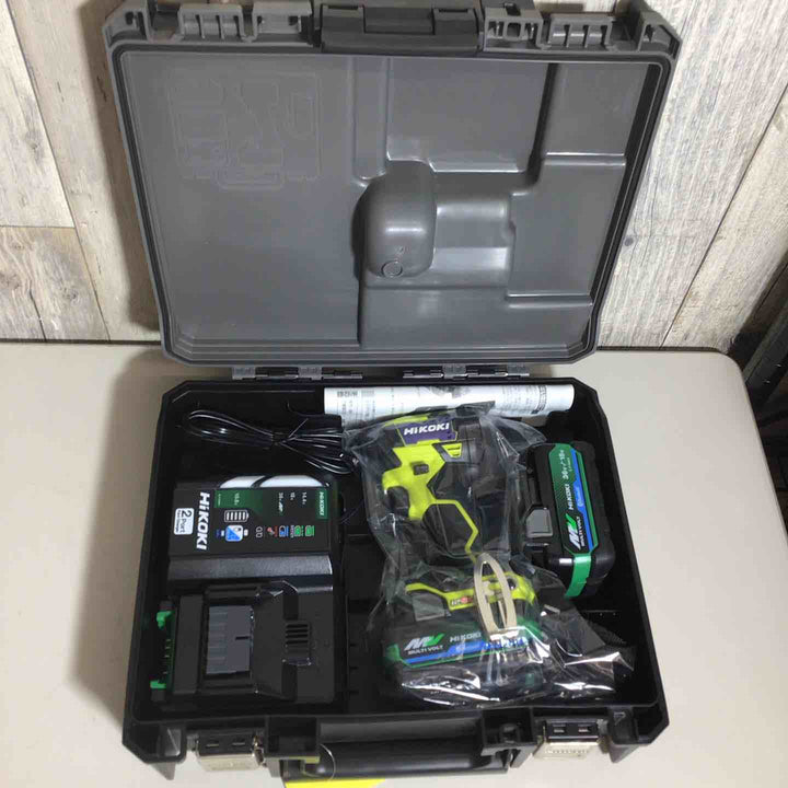 ★ハイコーキ(HIKOKI ※旧:日立工機) コードレスインパクトドライバ スパイダーイエロー WH36DD(2XHYSZ)【戸田店】