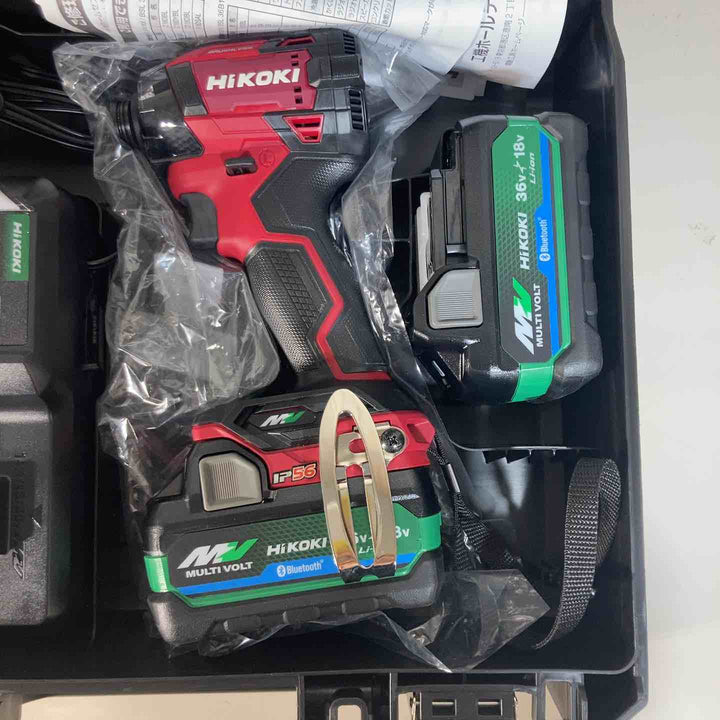 ★ハイコーキ(HIKOKI ※旧:日立工機) コードレスインパクトドライバ スコーピオンレッド WH36DD(2XHRSZ)【戸田店】