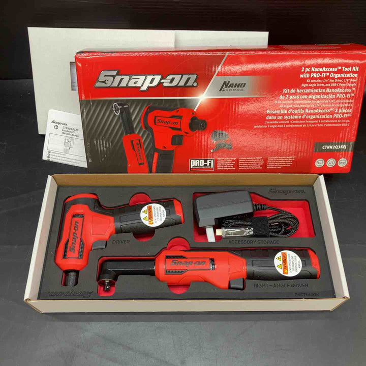 【未使用品】スナップオン(Snap-on)　ナノアクセス 電動ドライバーセット CTNN2Q3KFJ【川越店】