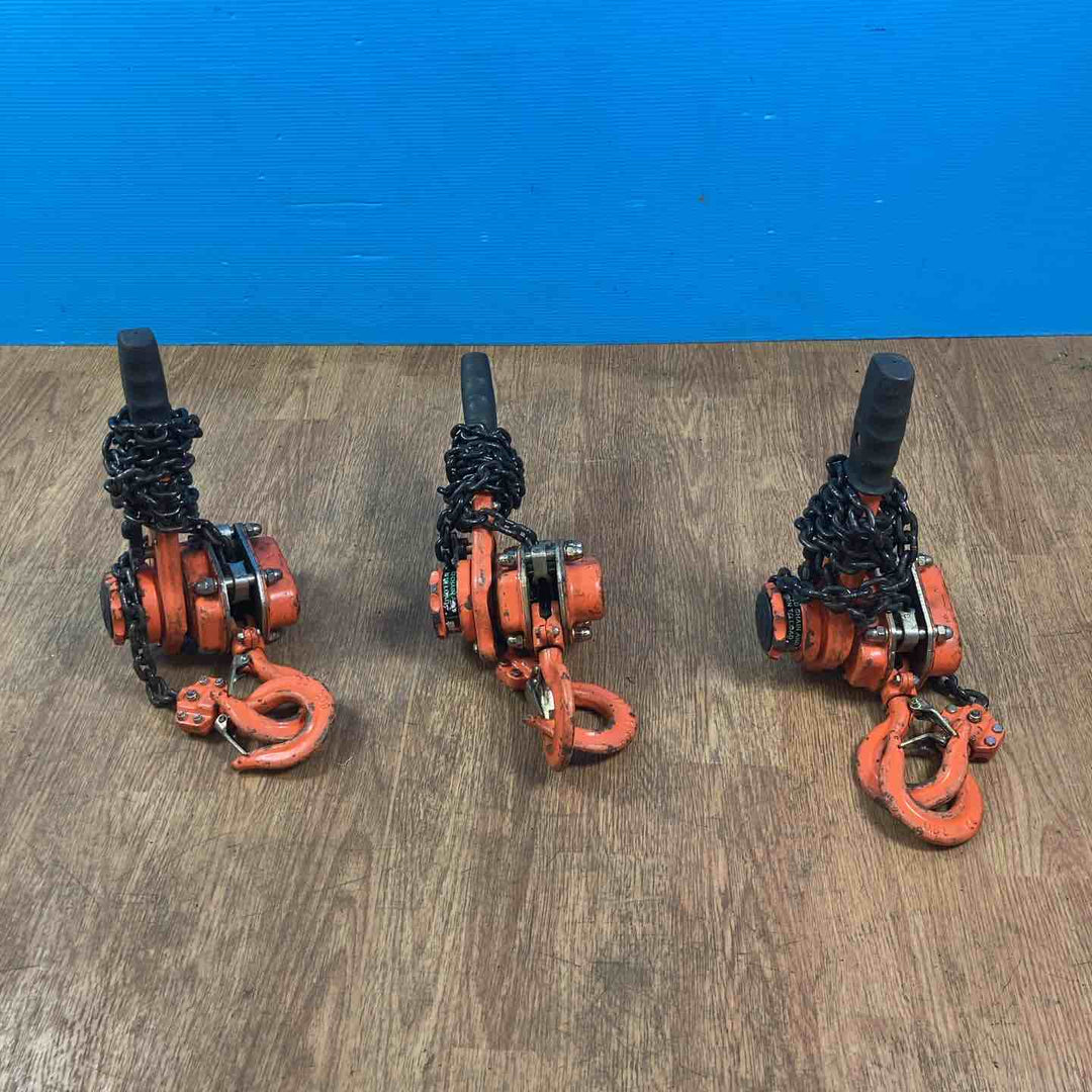 レバーホイスト 6点まとめ売り！ 0.8t 800kg レバーブロック【岩槻店】