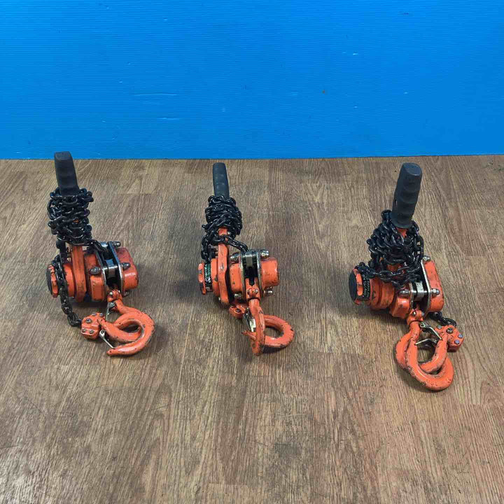 レバーホイスト 6点まとめ売り！ 0.8t 800kg レバーブロック【岩槻店】