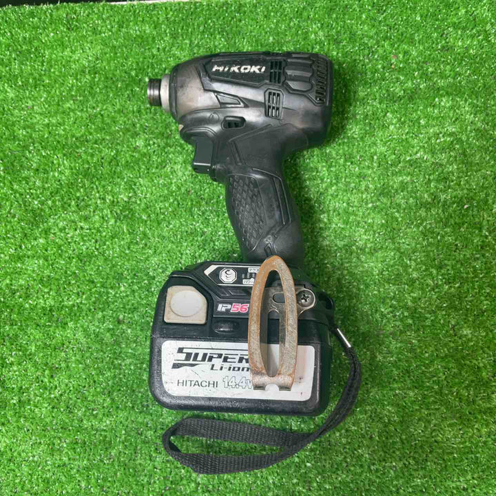 ★ハイコーキ(HIKOKI ※旧:日立工機) コードレスインパクトドライバー WH14DDL2(NN)(B) バッテリー付【岩槻店】