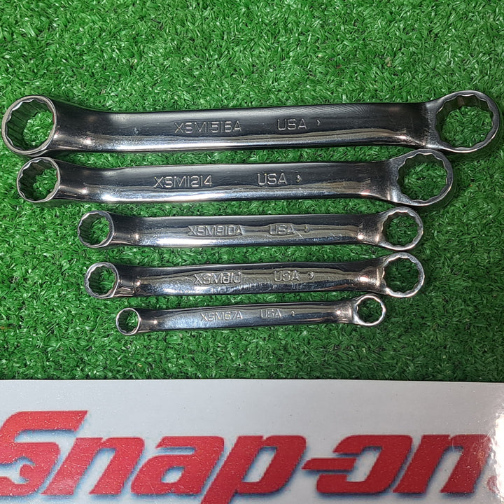 Snap on スナップオン ショート オフセットメガネレンチ XSM 5本セット(６～１６ｍｍ)【岩槻店】