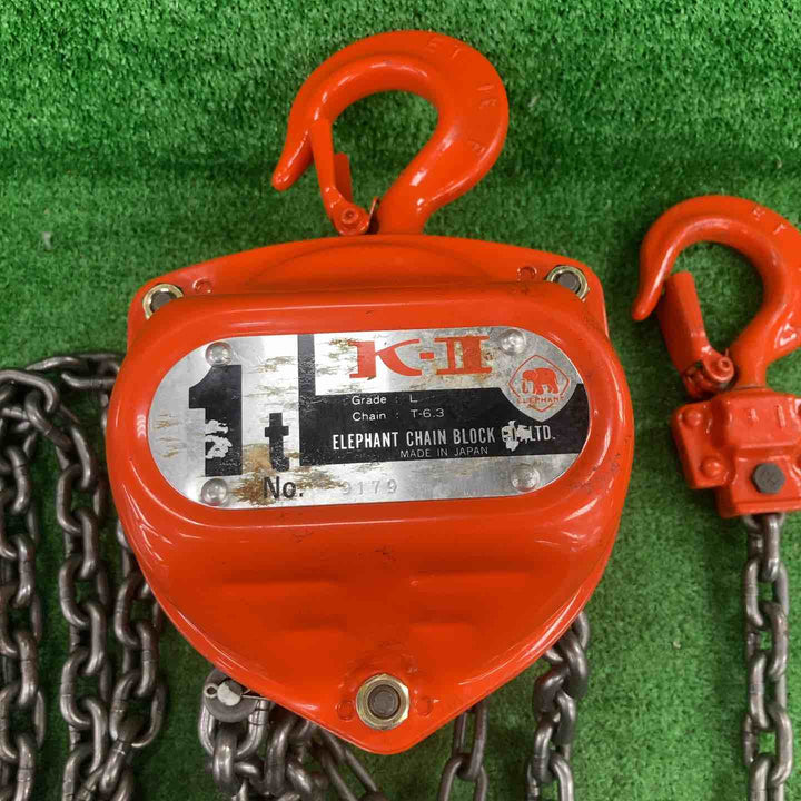 ◇象印 チェーンブロック K-2 1.6t K-01625 K-II【川崎店】