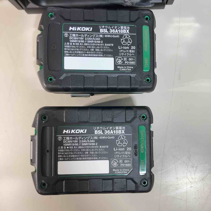 ★ハイコーキ(HIKOKI ※旧:日立工機) コードレスインパクトドライバ ストロングブラック WH36DD(2XHBSZ)【戸田店】