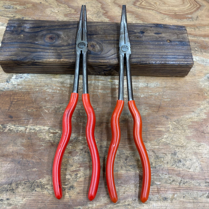 ▼マックツールズ(MACTOOLS) ロングプライヤーセット P113S、P113BN 錆あり【柏店】