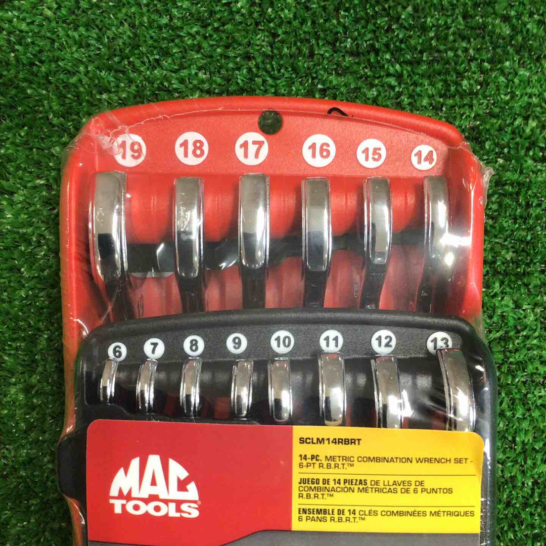 MACTOOLS/マックツールズ 14Pc. MM RBRT™ コンビネーション レンチ セット  6 ポイント SCLM14RBRT【町田店】