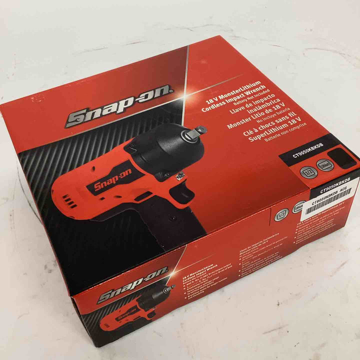 スナップオン 18V 1/2充電式インパクトレンチ(黒色・本体のみ)CT9050KBKDB【狭山】