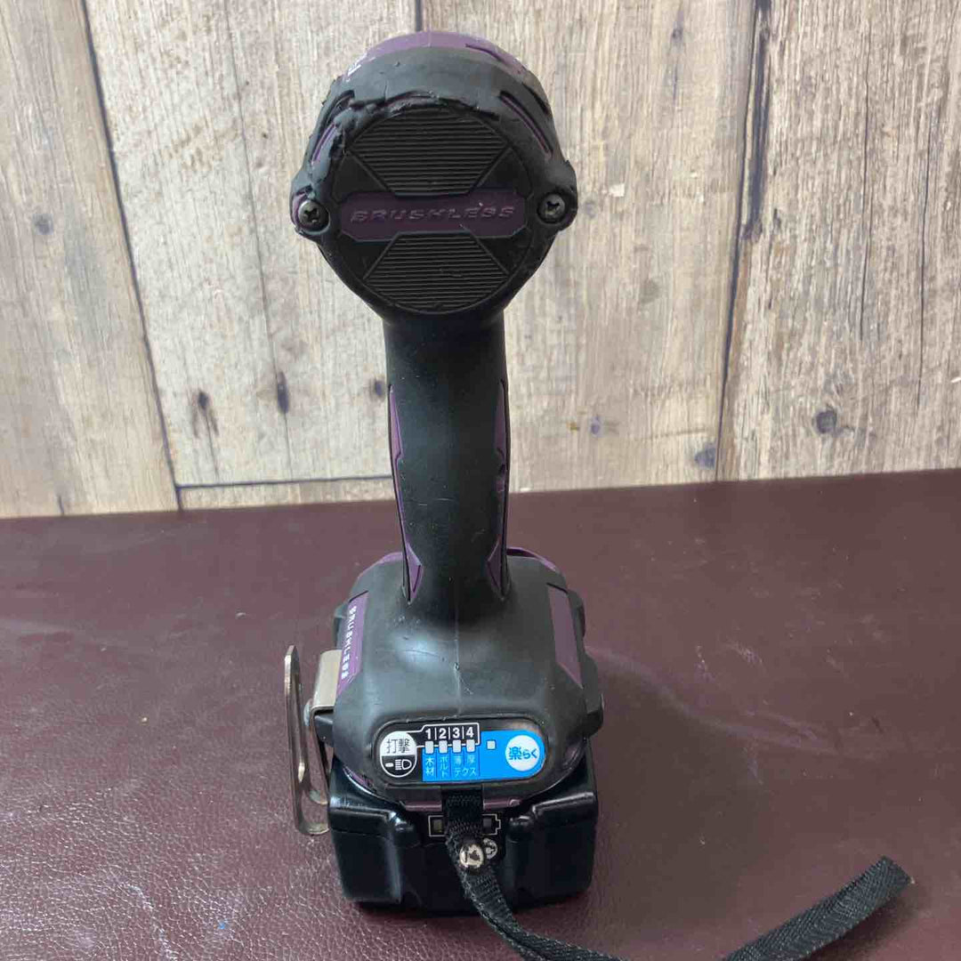 【中古品】 マキタ(makita) 18V コードレスインパクトドライバー TD173DGXAP フルセット パープル/紫 【東大和店】