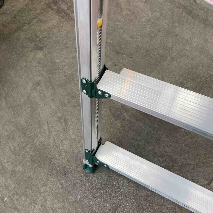 アルインコ 伸縮脚付きはしご兼用脚立(踏ざん幅60mm・各脚441mm伸縮) PRT180F【川崎店】