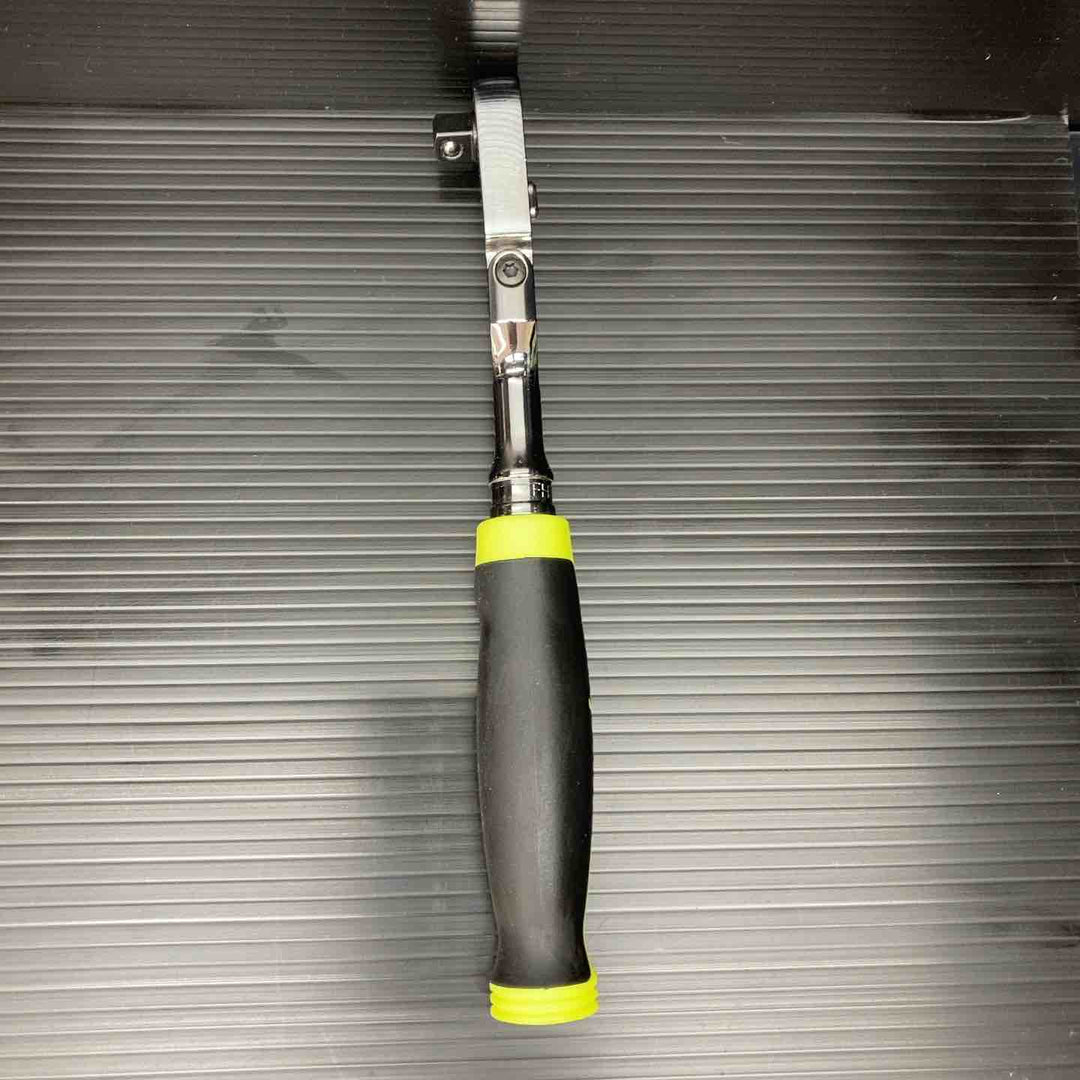 ▲スナップオン3/8ソフトグリップフレックスラチェットFHF100HV (イエロー)【川越店】