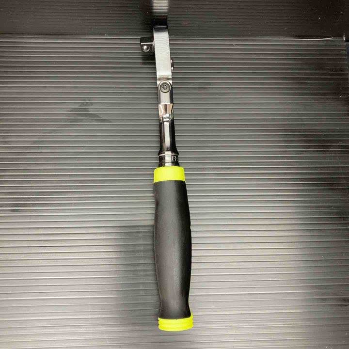 ▲スナップオン3/8ソフトグリップフレックスラチェットFHF100HV (イエロー)【川越店】