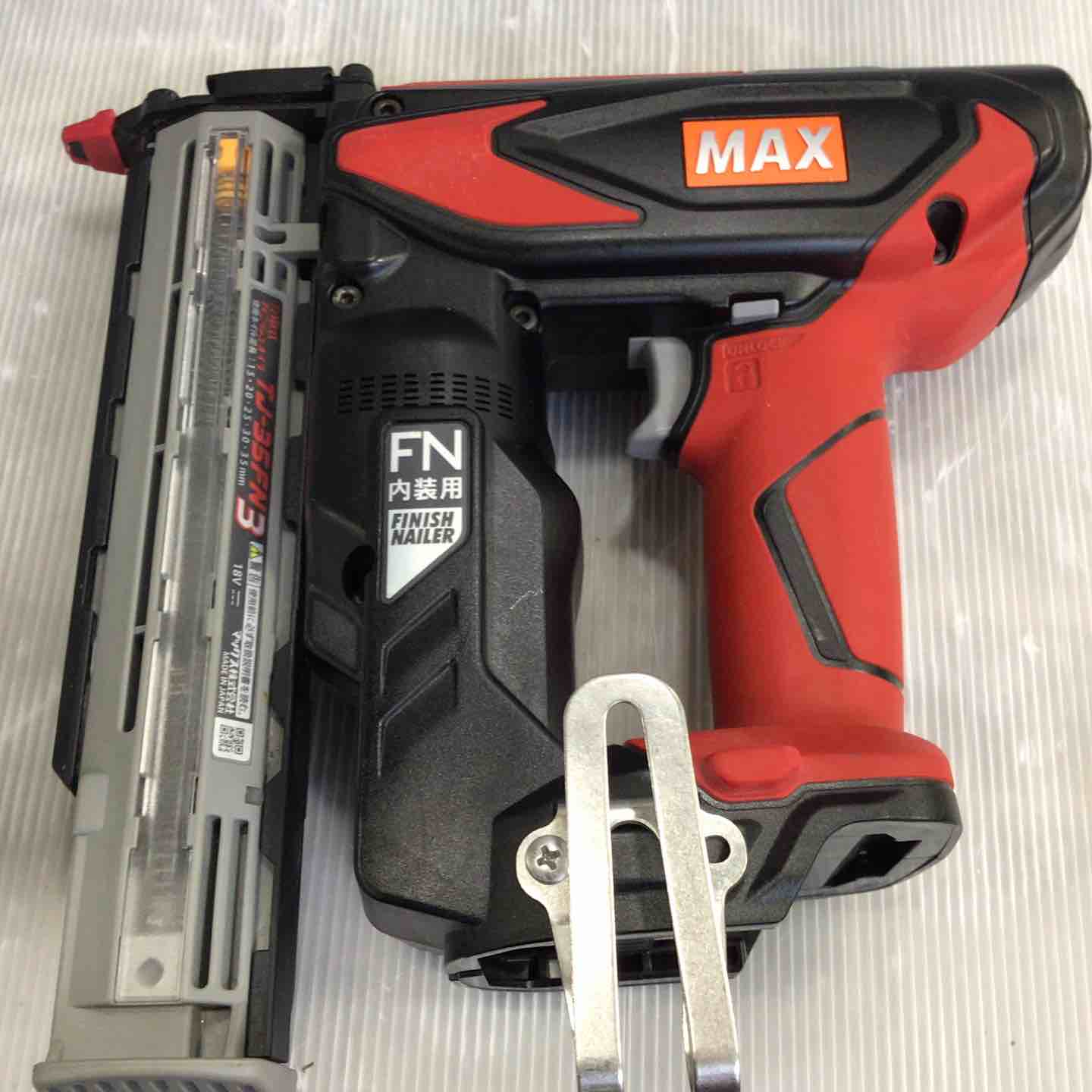 中古品◇MAX コードレスフィニッシュネイラ TJ-35FN3-BC/1850A◇C 中古品◇MAX コードレスフィニッシュネイラ TJ-35FN3-BC/1850A◇C
