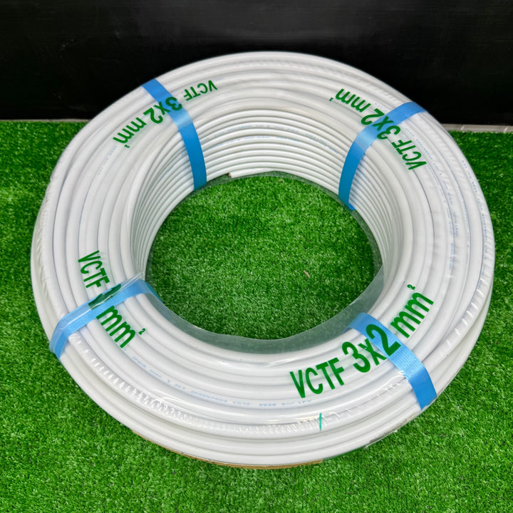 【未使用品】住電日立ケーブル ビニル絶縁キャブタイヤケーブル VCTF 2.0sq×3心 300V VCTF 2.0㎟ 3芯100m巻 1巻【電材館越谷店】