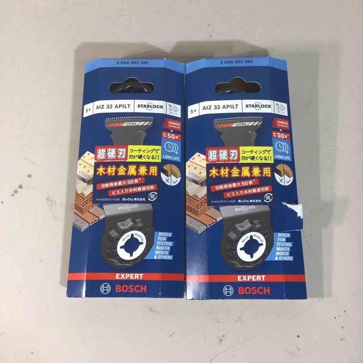 【未使用品(未開封)】 BOSCH ボッシュ カットソーブレード 5枚入り×2個 10枚 AIZ 32 APILT 【戸田店】