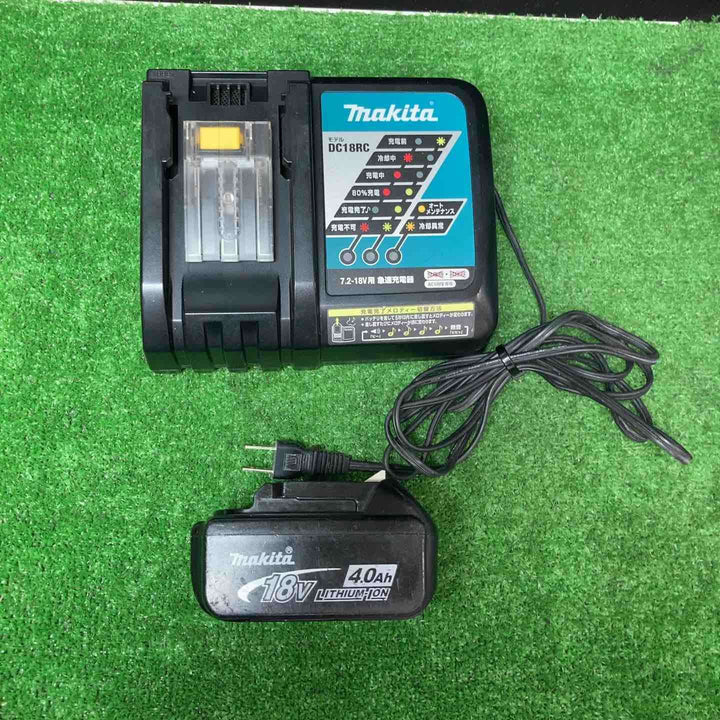 【美品】◇マキタ(makita) コードレスディスクグラインダー GA402DRG 4.0Ahバッテリー付き・ハンドル無し【岩槻店】