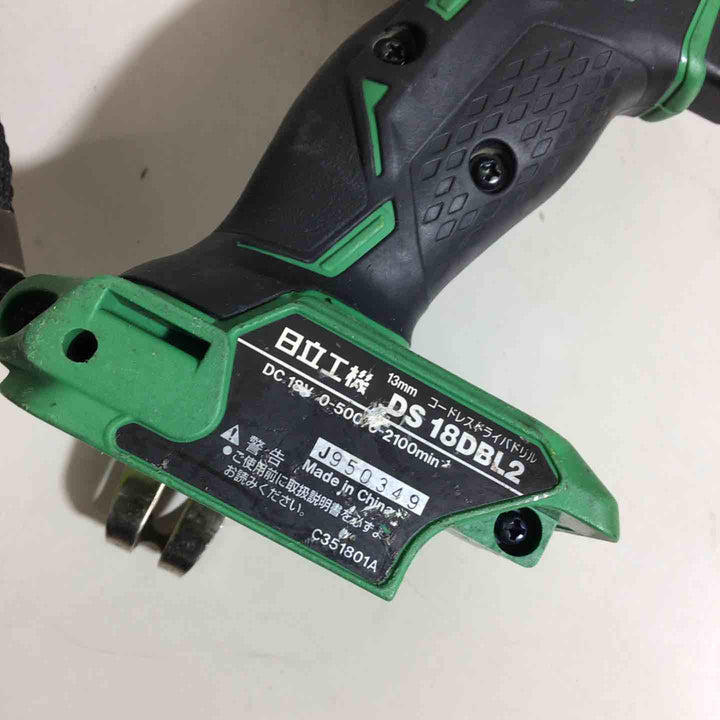☆ハイコーキ(HIKOKI ※旧:日立工機) コードレスドリルドライバー DS18DBL2(NN)【戸田店】
