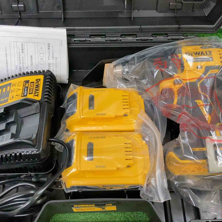 【未使用品】DEWALT 18V XR ブラシレス 振動ドリルドライバー DCD709P2