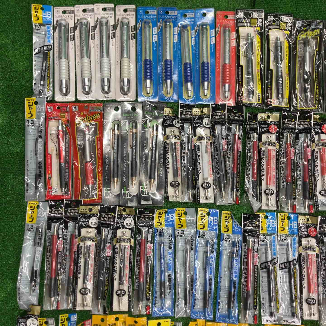 建築用チョーク、シャーペン、替え芯 計110個まとめ売り (サイズ・メーカー混在)【桶川店】